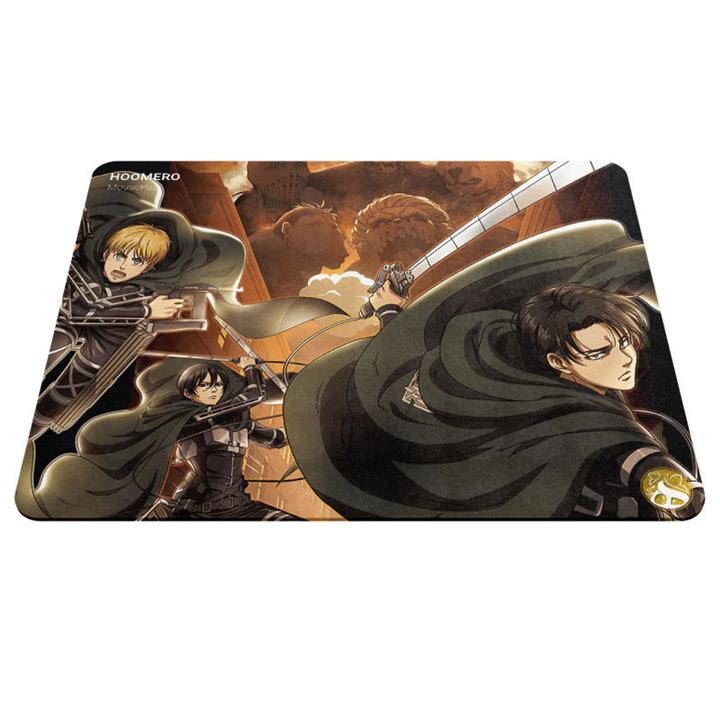 ماوس پد هومرو مدل A3372 طرح انیمه اتک آن تایتان لیوای Hoomero Attack On Titan Anime Levi A3372 Mousepad